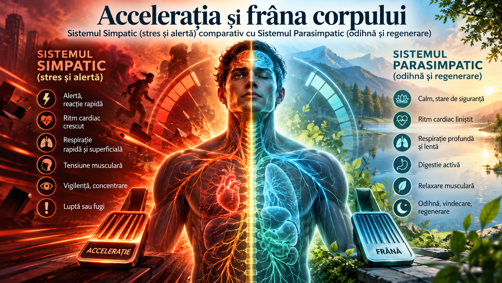 Acceleratia si frana corpului